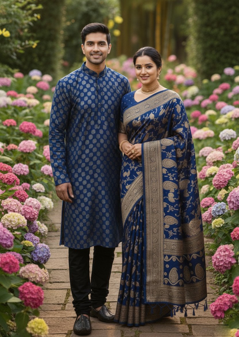 জাপানি সিল্ক কাপল সেট